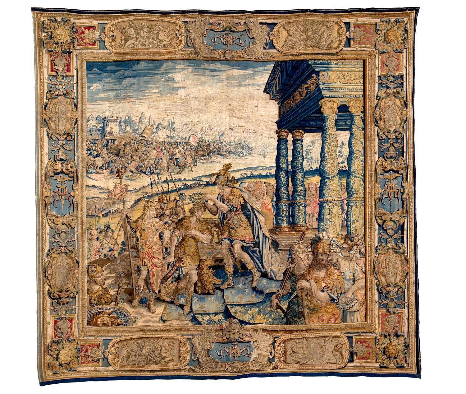 Tenture de l’Histoire de Coriolan – 17 pièces – Carton : 1600 Lerambert